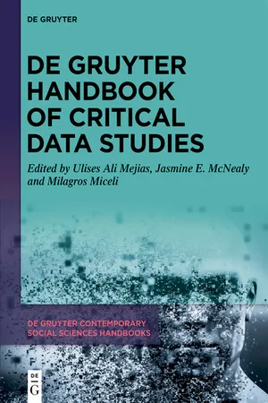De Gruyter Handbook of Critical Data Studies