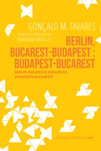 Berlin, Bucarest-Budapest : Budapest-Bucarest_cover