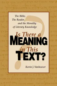 Is There a Meaning in This Text?_cover