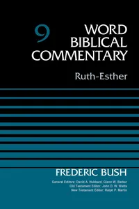 Ruth-Esther, Volume 9_cover
