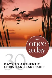 NIV, Once-A-Day: 30 Days to Authentic Christian Leadership_cover