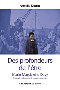 Des profondeurs de l'être_cover