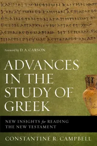 Advances in the Study of Greek_cover