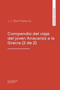 Compendio del viaje del joven Anacarsis a la Grecia_cover