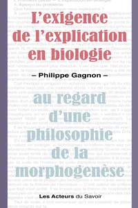 L'exigence de l'explication en biologie_cover