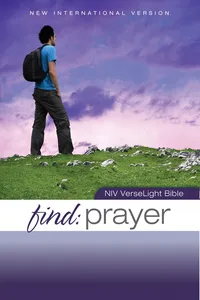 NIV, Find Prayer: VerseLight Bible_cover