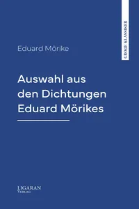 Auswahl aus den Dichtungen Eduard Mörikes_cover
