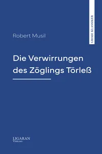 Die Verwirrungen des Zöglings Törleß_cover