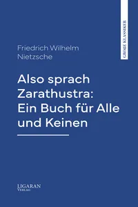 Also sprach Zarathustra: Ein Buch für Alle und Keinen_cover