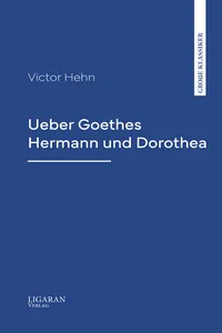 Ueber Goethes Hermann und Dorothea_cover