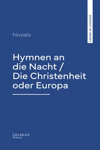 Hymnen an die Nacht / Die Christenheit oder Europa_cover