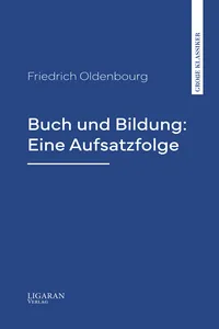 Buch und Bildung: Eine Aufsatzfolge_cover
