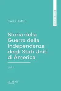 Storia della Guerra della Independenza degli Stati Uniti di America, vol. 4_cover
