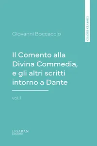 Il Comento alla Divina Commedia, e gli altri scritti intorno a Dante, vol. 1_cover