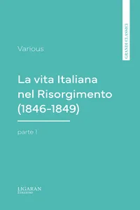 La vita Italiana nel Risorgimento, parte 1_cover