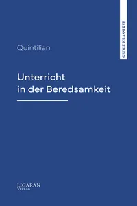 Unterricht in der Beredsamkeit_cover