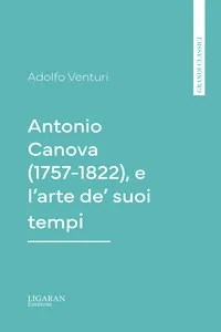 Antonio Canova, e l'arte de' suoi tempi_cover