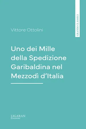 Uno dei Mille della Spedizione Garibaldina nel Mezzodì d'Italia