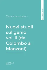 Nuovi studii sul genio vol. I_cover