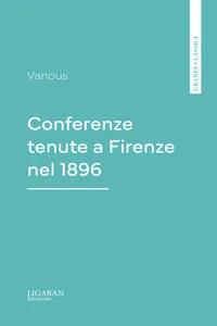 Conferenze tenute a Firenze nel 1896_cover