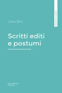 Scritti editi e postumi_cover