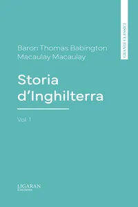 Storia d'Inghilterra, vol 1_cover