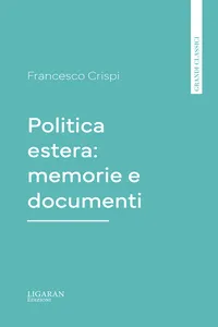 Politica estera: memorie e documenti_cover