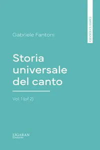 Storia universale del canto, Vol. 1_cover