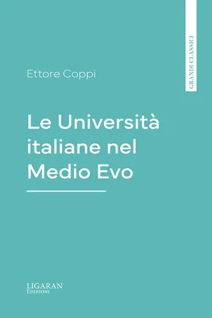 Le Università italiane nel Medio Evo