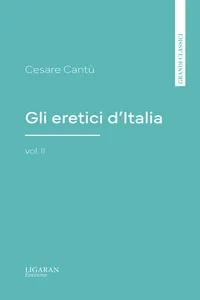Gli eretici d'Italia, vol. II_cover