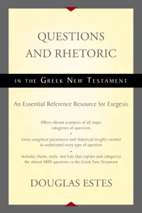 Questions and Rhetoric in the Greek New Testament_cover