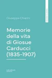 Memorie della vita di Giosue Carducci_cover
