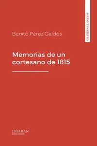 Memorias de un cortesano de 1815_cover