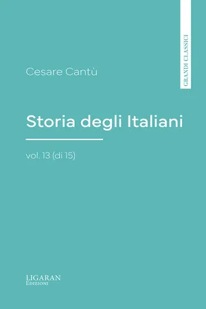 Storia degli Italiani, vol. 13 (di 15)
