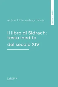 Il libro di Sidrach: testo inedito del secolo XIV_cover