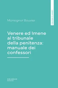 Venere ed Imene al tribunale della penitenza: manuale dei confessori_cover