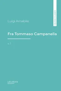 Fra Tommaso Campanella, Vol. 1_cover