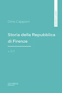 Storia della Repubblica di Firenze v. 2/3_cover