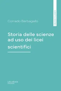 Storia delle scienze ad uso dei licei scientifici_cover