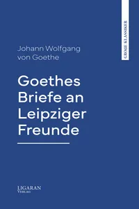 Goethes Briefe an Leipziger Freunde_cover