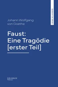 Faust: Eine Tragödie [erster Teil]_cover