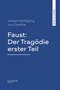 Faust: Der Tragödie erster Teil_cover