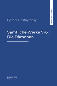 Sämtliche Werke 5-6 : Die Dämonen_cover