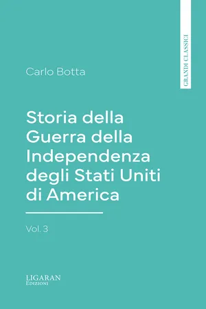 Storia della Guerra della Independenza degli Stati Uniti di America, vol. 3