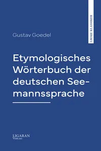 Etymologisches Wörterbuch der deutschen Seemannssprache_cover