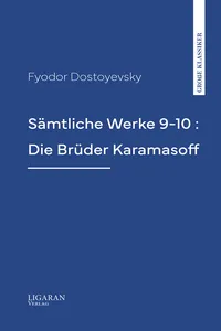 Sämtliche Werke 9-10 : Die Brüder Karamasoff_cover