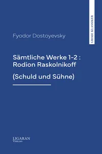 Sämtliche Werke 1-2 : Rodion Raskolnikoff_cover