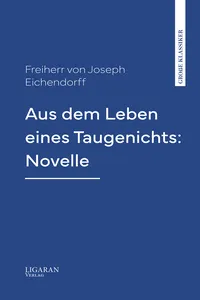 Aus dem Leben eines Taugenichts: Novelle_cover