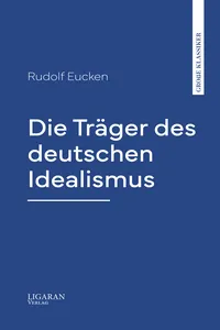 Die Träger des deutschen Idealismus_cover