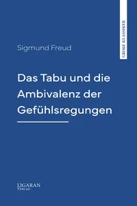 Das Tabu und die Ambivalenz der Gefühlsregungen_cover